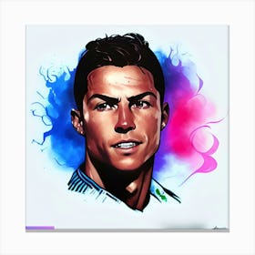 Ronaldo Portrait Canvas Print