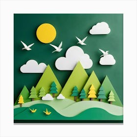 Paper Art 2 Canvas Print