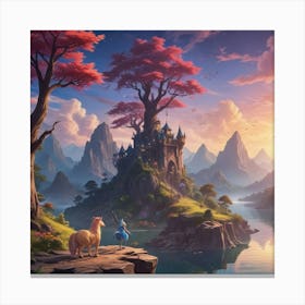 Fairytale Castle 2 Canvas Print