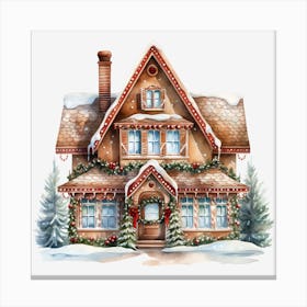 Gingerbread House 11 Canvas Print