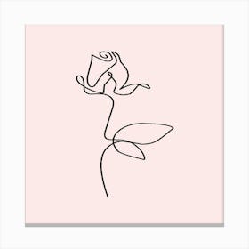 Single Rose Canvas Print