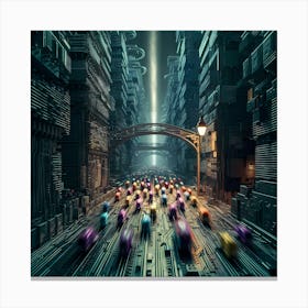 Futuristic City 3 Canvas Print