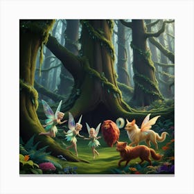 Fairy mythical creatures Canvas Print