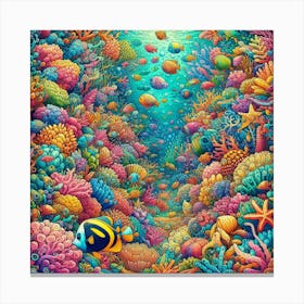 Coral Reef 3 Canvas Print
