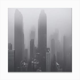 New York City Fog Canvas Print