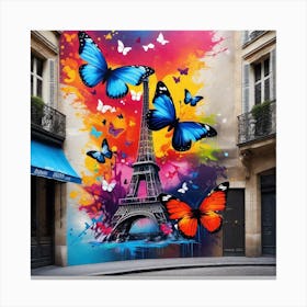 Paris Eiffel Tower 57 Canvas Print