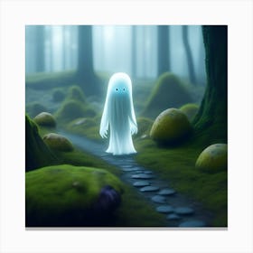 Ghost in the Woods 1 Canvas Print
