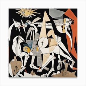 Guernica De P 0 Canvas Print