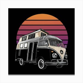 Vw Camper Van Canvas Print