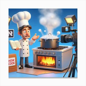How to Cook 5 Canvas Print