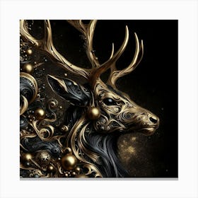 Deer Head 6 Canvas Print