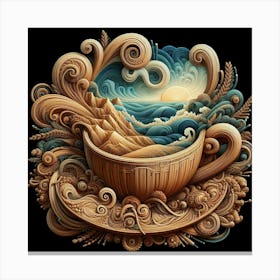 coffee world Canvas Print