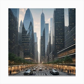 New York City 4 Canvas Print