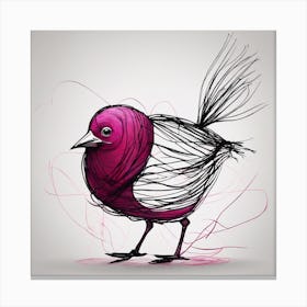 Bird Illustration Canvas Print