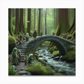 Hobbits Canvas Print