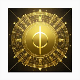 Golden Wealth Canvas Print