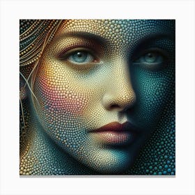 A portrait of woman 3 Canvas Print