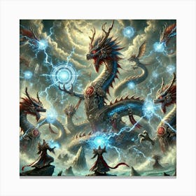 Order Of The Storm Dragon Canvas Print