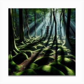 Mossy Forest 2 Canvas Print