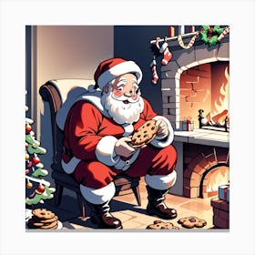 Christmas Santa 1 Canvas Print