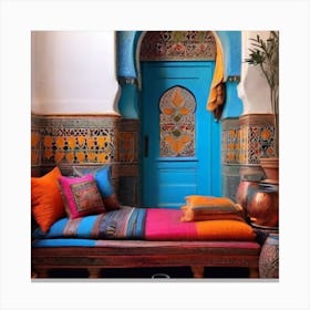 Moroccan Living Room Canvas Print