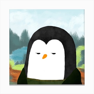 Penguinlisa Art Series Canvas Print