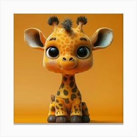 Cute Giraffe 27 Canvas Print