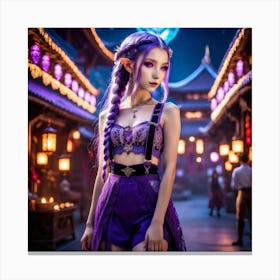 Chinese Elf Canvas Print