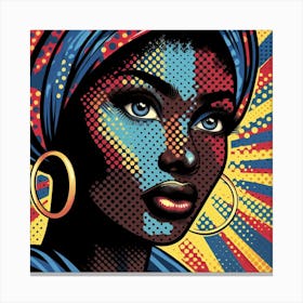 Ufuoma Pop African Woman Canvas Print