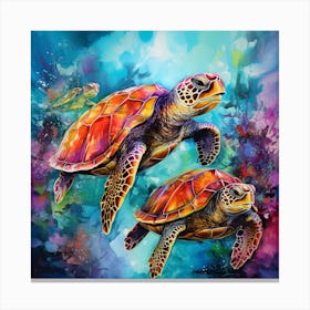 Sea Turtles 7 Canvas Print