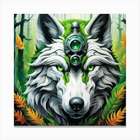 spirit wolf Canvas Print