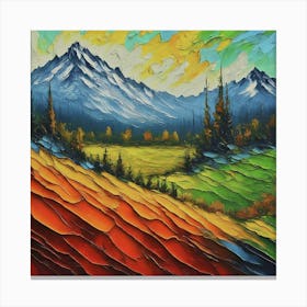 Mountain Landscape Canvas Print