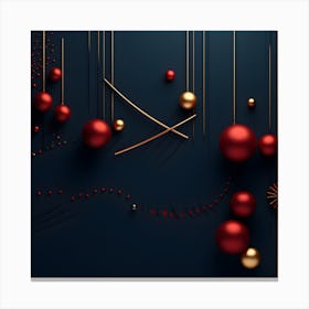 Christmass Abstract 006 1 Canvas Print