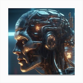 Cyborg 76 Canvas Print