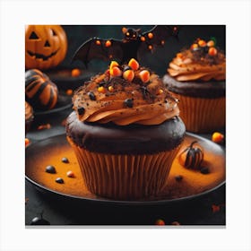 Halloween Cupcakes 1 Canvas Print