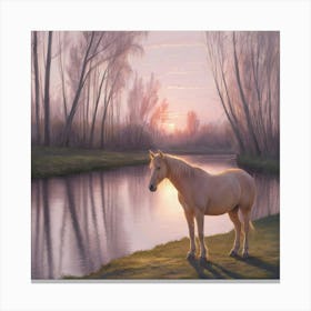 Sunset Horse 56 Canvas Print