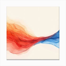 Abstract Smoke Canvas Print