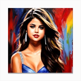 Selena Gomez Canvas Print