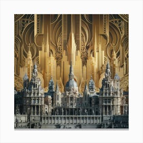 City Of Gold Canvas Print