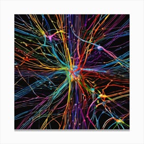 Colorful Brain 18 Canvas Print