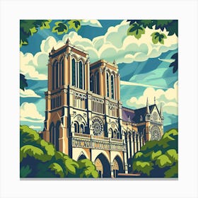 Notre Dame Cathedral Canvas Print