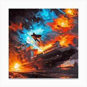 Fire And Ice 3 Canvas Print