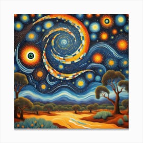 Starry Night Outback Canvas Print
