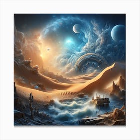 Alien Landscape Canvas Print