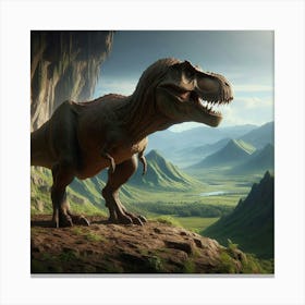 Dinosaur Stock Videos & Royalty-Free Footage Canvas Print