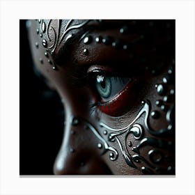 Woman'S Face Canvas Print