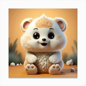 Cute Teddy Bear 8 Canvas Print
