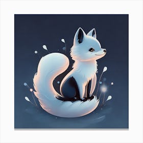 Fox art Canvas Print