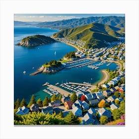 View Of The Bay Of Islands Canvas Print