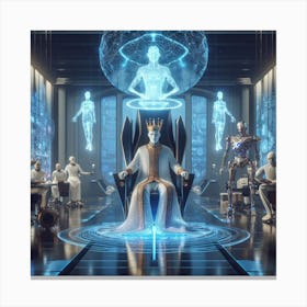 King Of The Future Canvas Print